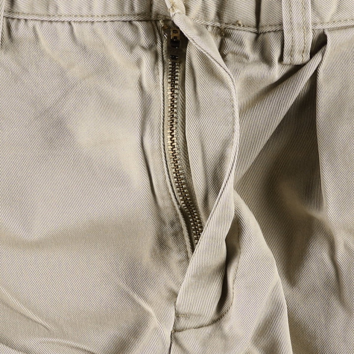 Ralph Lauren POLO by Ralph Lauren Classic Fit Two-Pleated Chino Pants, Men's, Size W32 cotton Beige type Vintage Second Hand
