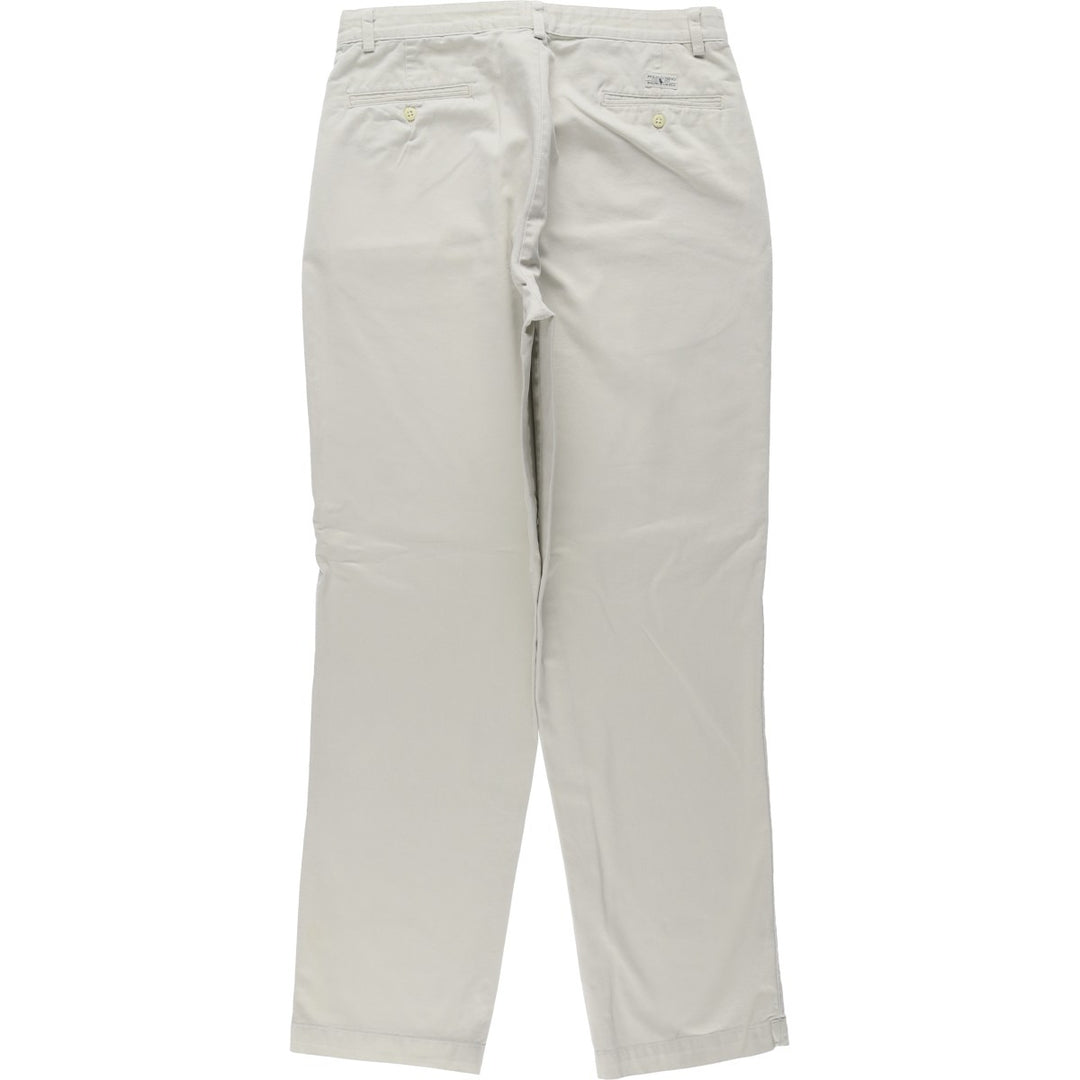 Ralph Lauren Polo Ralph Lauren Chino Pants, Made in USA, Men's Size W34 (approx.) cotton Beige type Vintage Second Hand