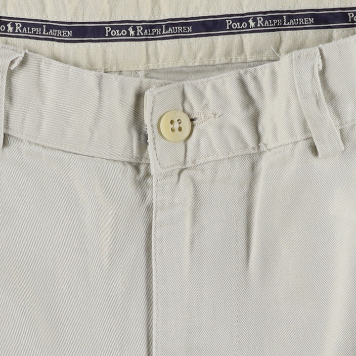 Ralph Lauren Polo Ralph Lauren Chino Pants, Made in USA, Men's Size W34 (approx.) cotton Beige type Vintage Second Hand