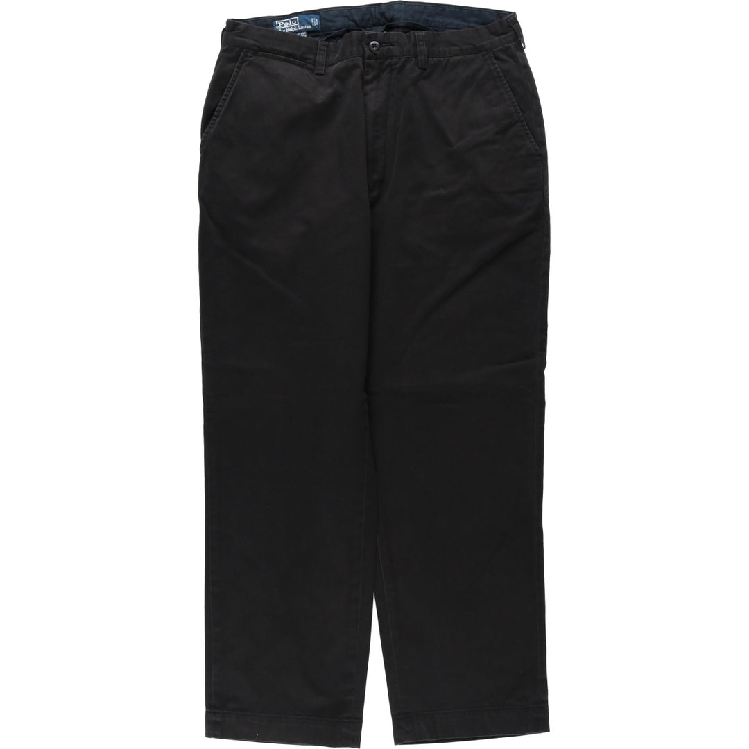 Ralph Lauren POLO by Ralph Lauren PROSPECT PANT Chino pants for men, equivalent to w35 cotton black type Vintage Second Hand