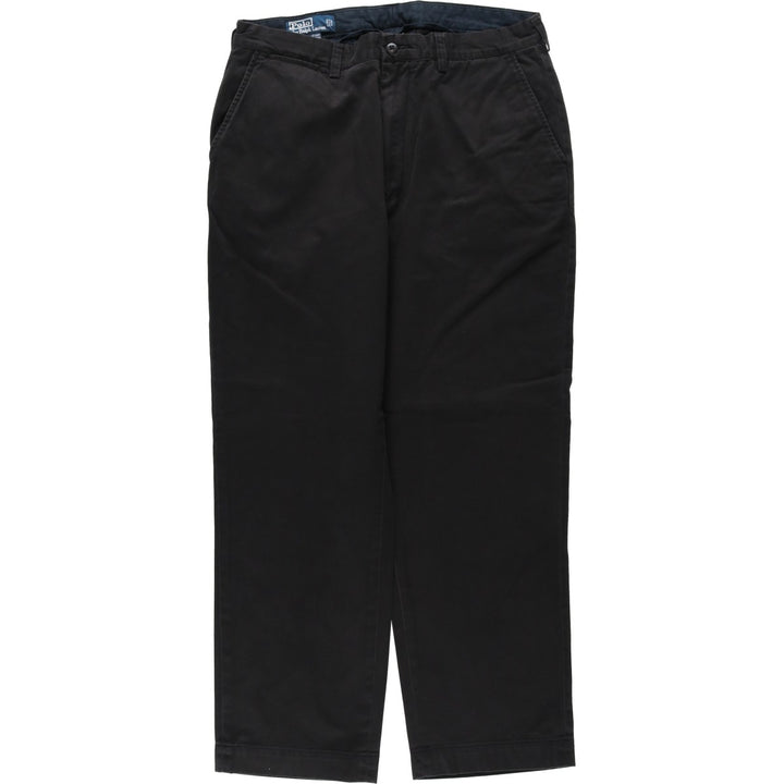 Ralph Lauren POLO by Ralph Lauren PROSPECT PANT Chino pants for men, equivalent to w35 cotton black type Vintage Second Hand