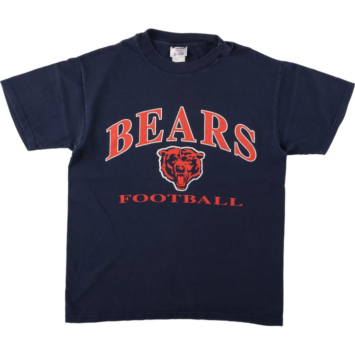 Champion NFL Chicago Bears sports print T-shirt, men's size M (approx.) cotton black type Vintage Second Hand