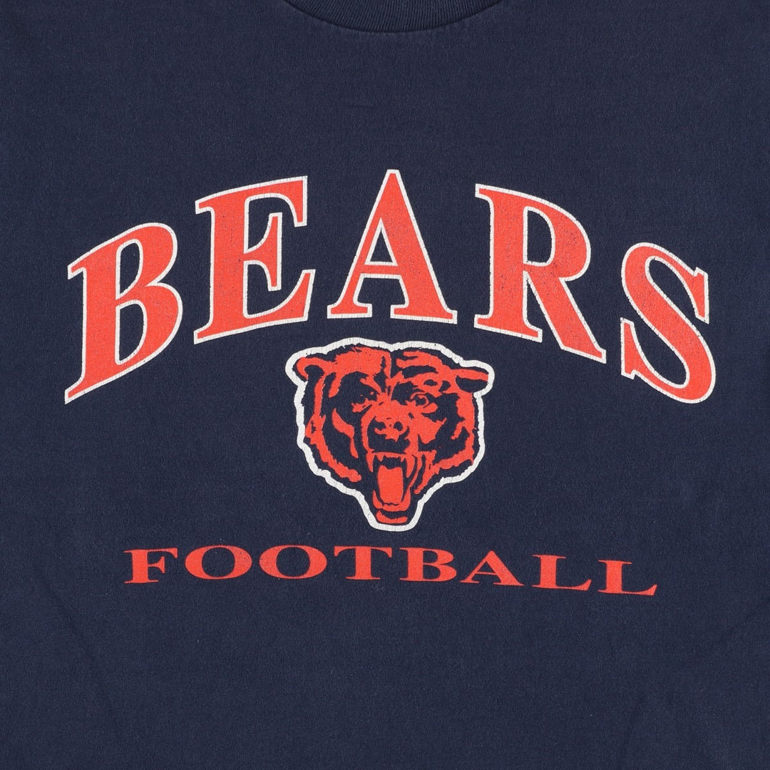 Champion NFL Chicago Bears sports print T-shirt, men's size M (approx.) cotton black type Vintage Second Hand