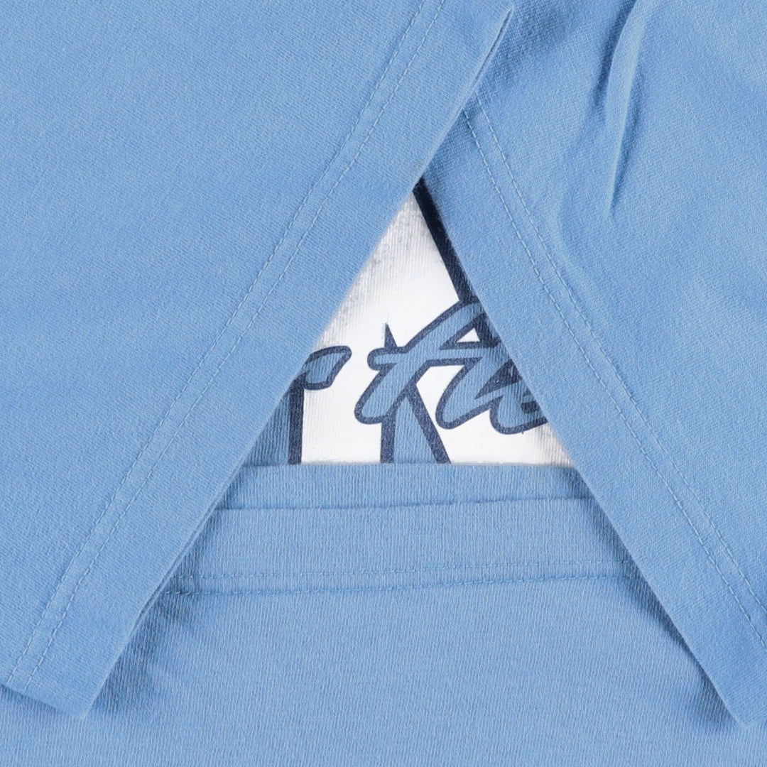 2000'S The Cotton Exchange NORTH CAROLINA University of North Carolina College T-shirt, Made in USA, Men's XL equivalent. cotton Blue type light blue Vintage Second Hand