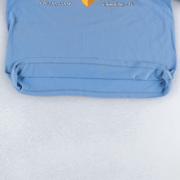 2000'S The Cotton Exchange NORTH CAROLINA University of North Carolina College T-shirt, Made in USA, Men's XL equivalent. cotton Blue type light blue Vintage Second Hand
