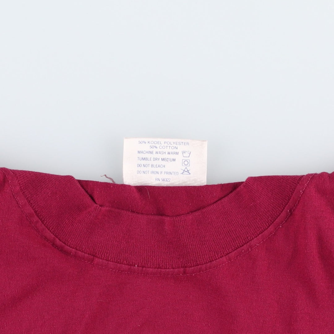 Vintage 90'S BIKE College T-shirt, Made in USA, Men's XL polyester red type Vintage Second Hand
