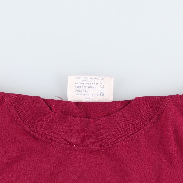 Vintage 90'S BIKE College T-shirt, Made in USA, Men's XL polyester red type Vintage Second Hand