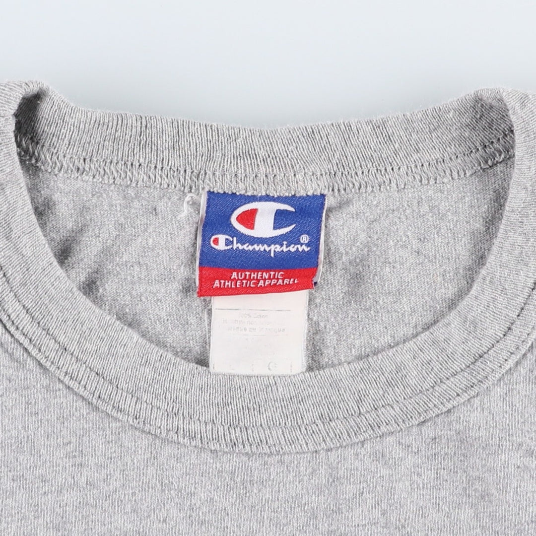 90'S Champion Harvard University College T-shirt, Men's Size L (approx.), Vintage cotton gray type Vintage Second Hand