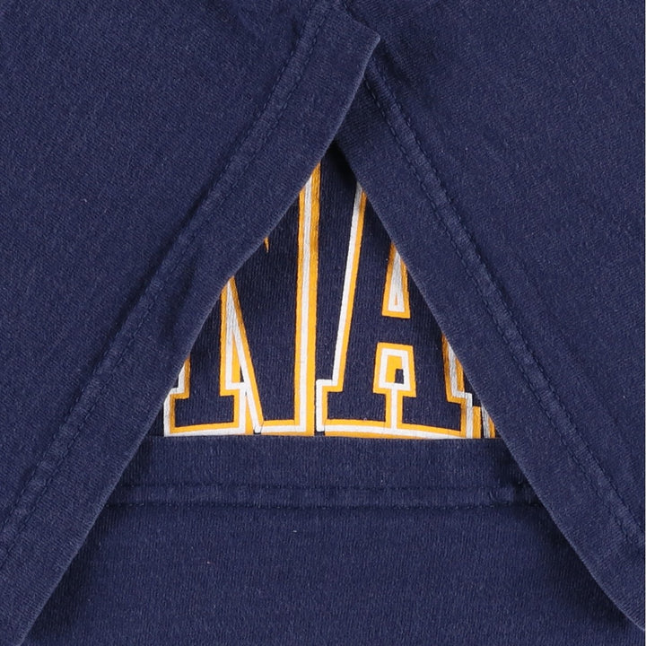 90'S GEAR USNA Naval Academy College T-Shirt, Made in USA, Men's Size L (Equivalent), Vintage cotton navy blue type Vintage Second Hand