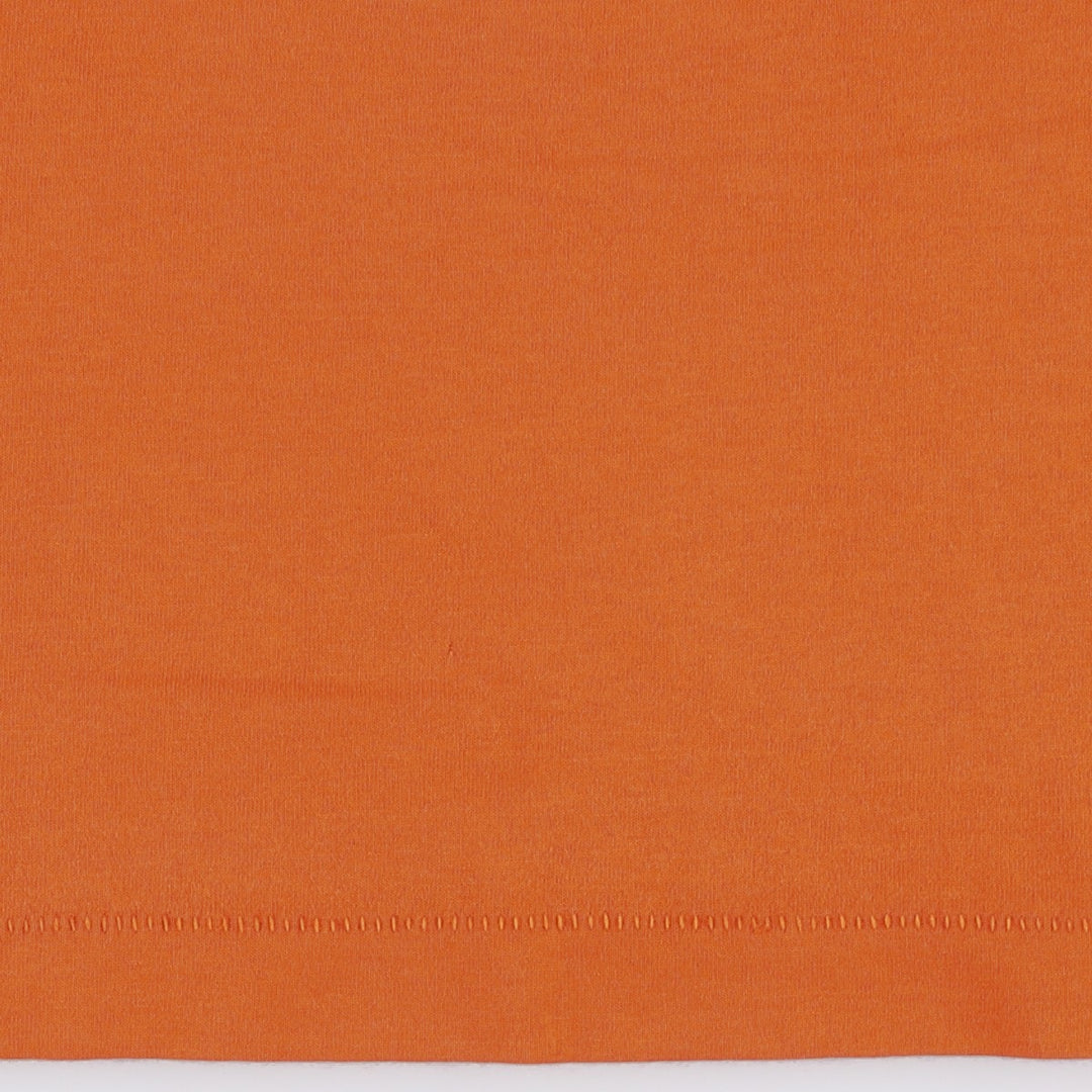 90'S Fruit of the Loom Triple Print College T-Shirt, Made in USA, Men's Size L (Equivalent), Vintage cotton orange type Vintage Second Hand