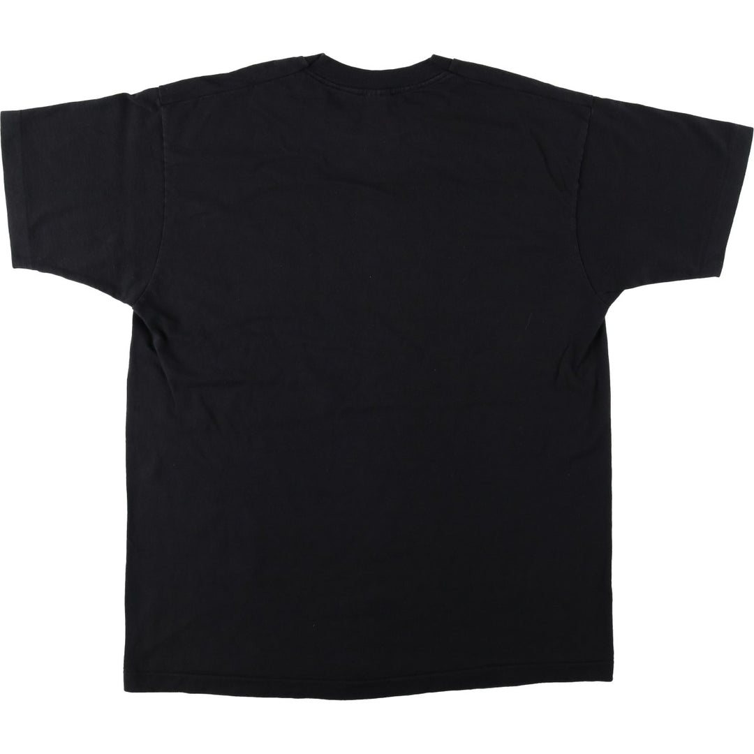90'S Fruit of the Loom College T-shirt, Made in USA, Men's XL, Vintage cotton black type Vintage Second Hand