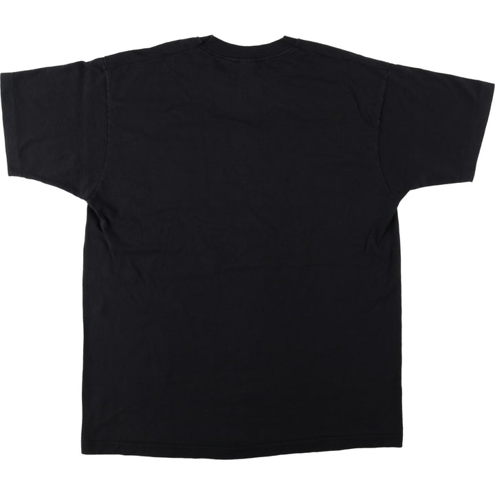 90'S Fruit of the Loom College T-shirt, Made in USA, Men's XL, Vintage cotton black type Vintage Second Hand
