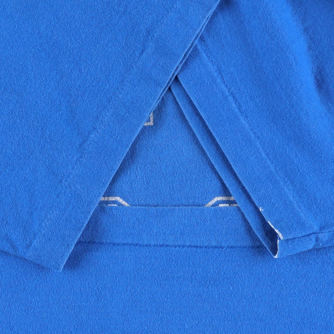 90'S SALEM College T-shirt, Made in USA, Men's XL equivalent, Vintage cotton blue type Vintage Second Hand