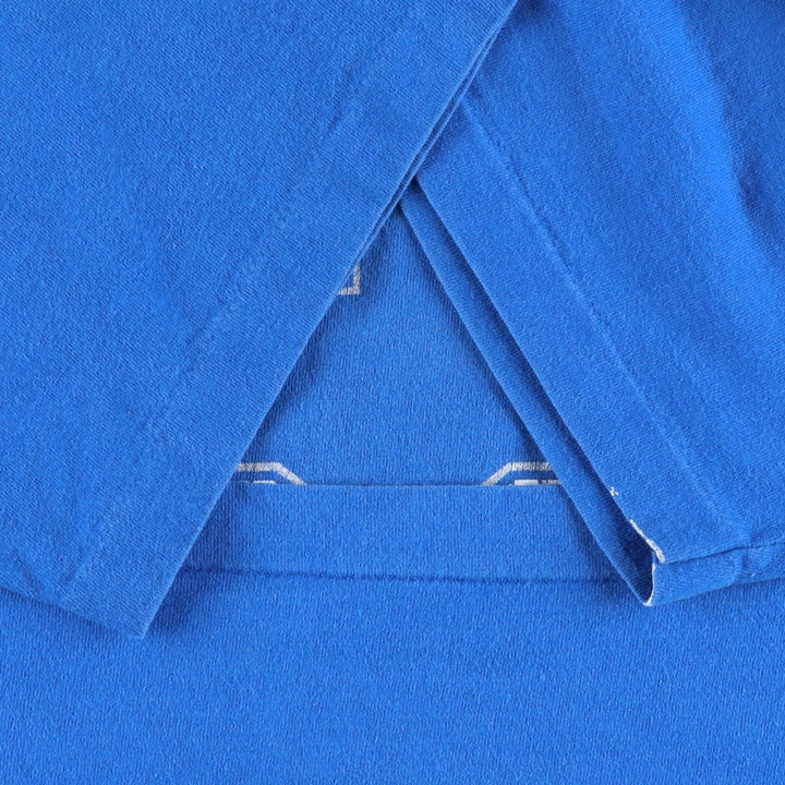90'S SALEM College T-shirt, Made in USA, Men's XL equivalent, Vintage cotton blue type Vintage Second Hand