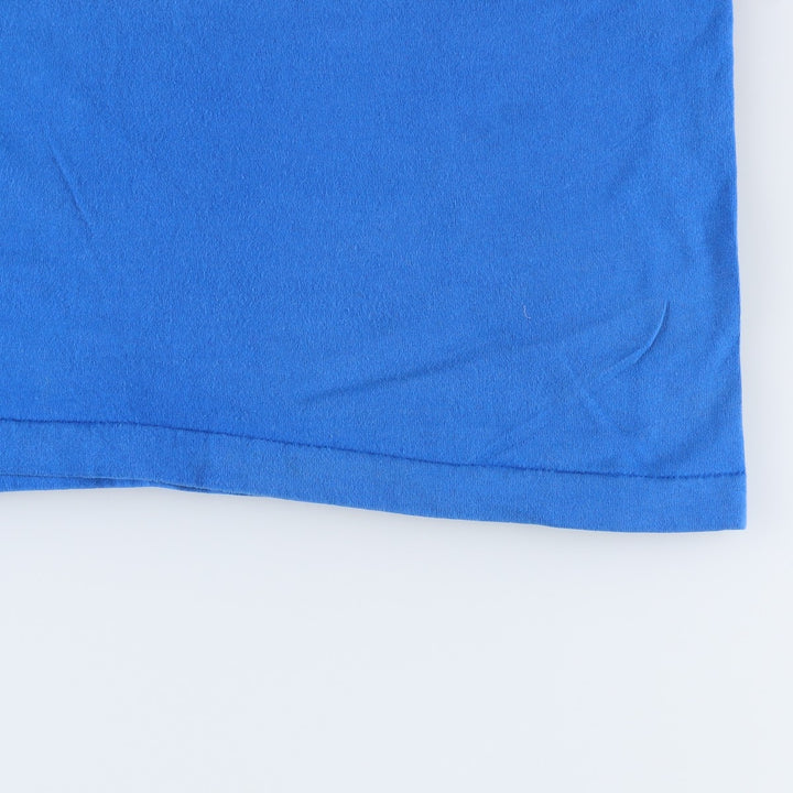 90'S SALEM College T-shirt, Made in USA, Men's XL equivalent, Vintage cotton blue type Vintage Second Hand