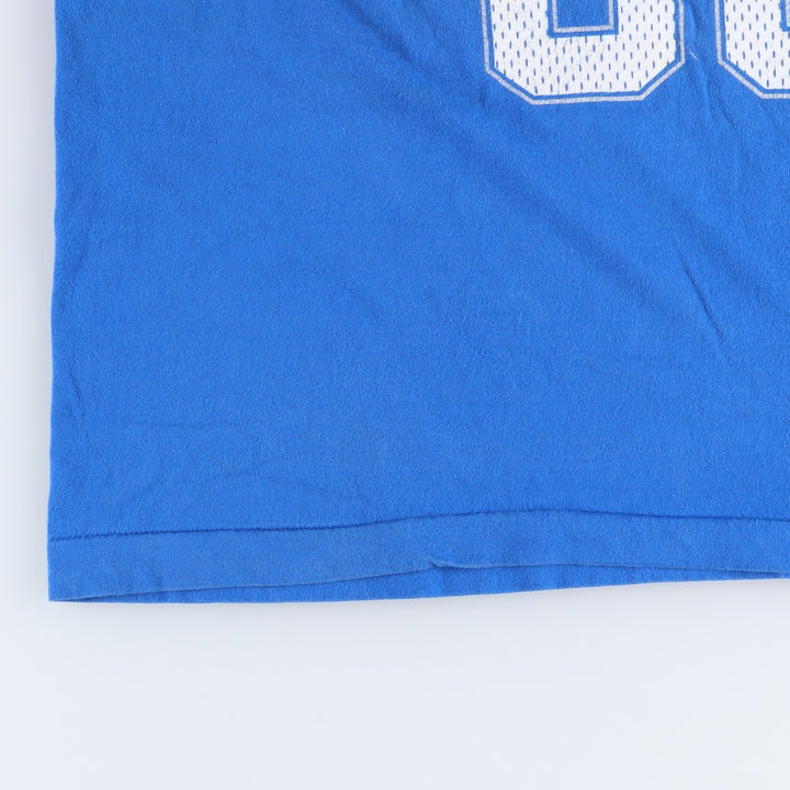 90'S SALEM College T-shirt, Made in USA, Men's XL equivalent, Vintage cotton blue type Vintage Second Hand