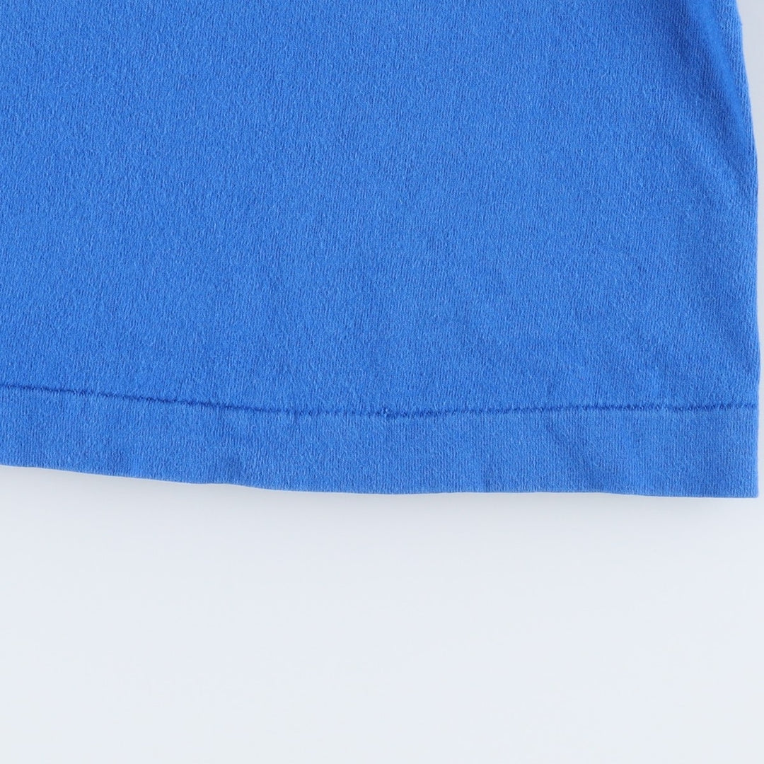 90'S SALEM College T-shirt, Made in USA, Men's XL equivalent, Vintage cotton blue type Vintage Second Hand