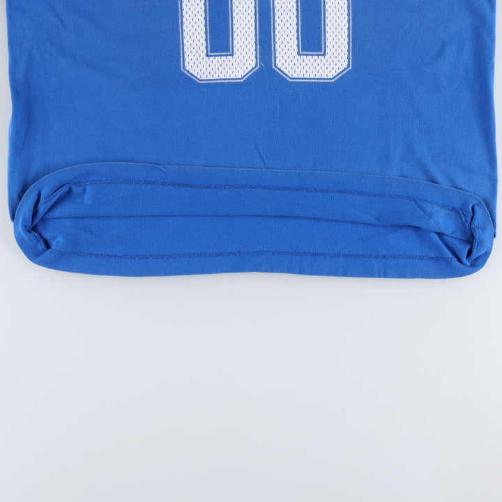 90'S SALEM College T-shirt, Made in USA, Men's XL equivalent, Vintage cotton blue type Vintage Second Hand