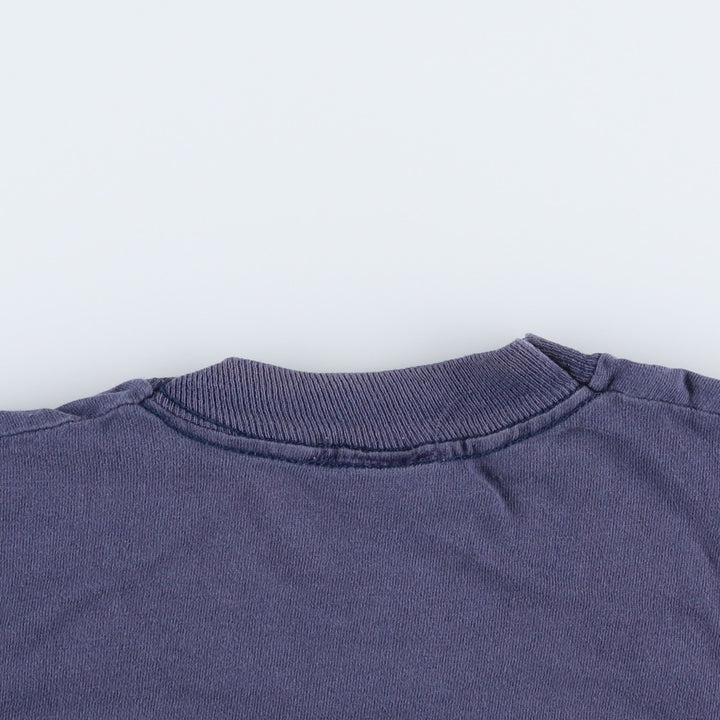 70s-80'S Collegiate Pacific College T-Shirt, Made in USA, Men's XL equivalent, Vintage cotton navy blue type Vintage Second Hand
