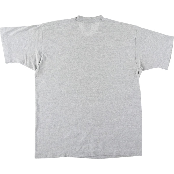 2000'S Fruit of the Loom College T-shirt, Made in Canada, Men's Size L (approx.) cotton gray type Vintage Second Hand
