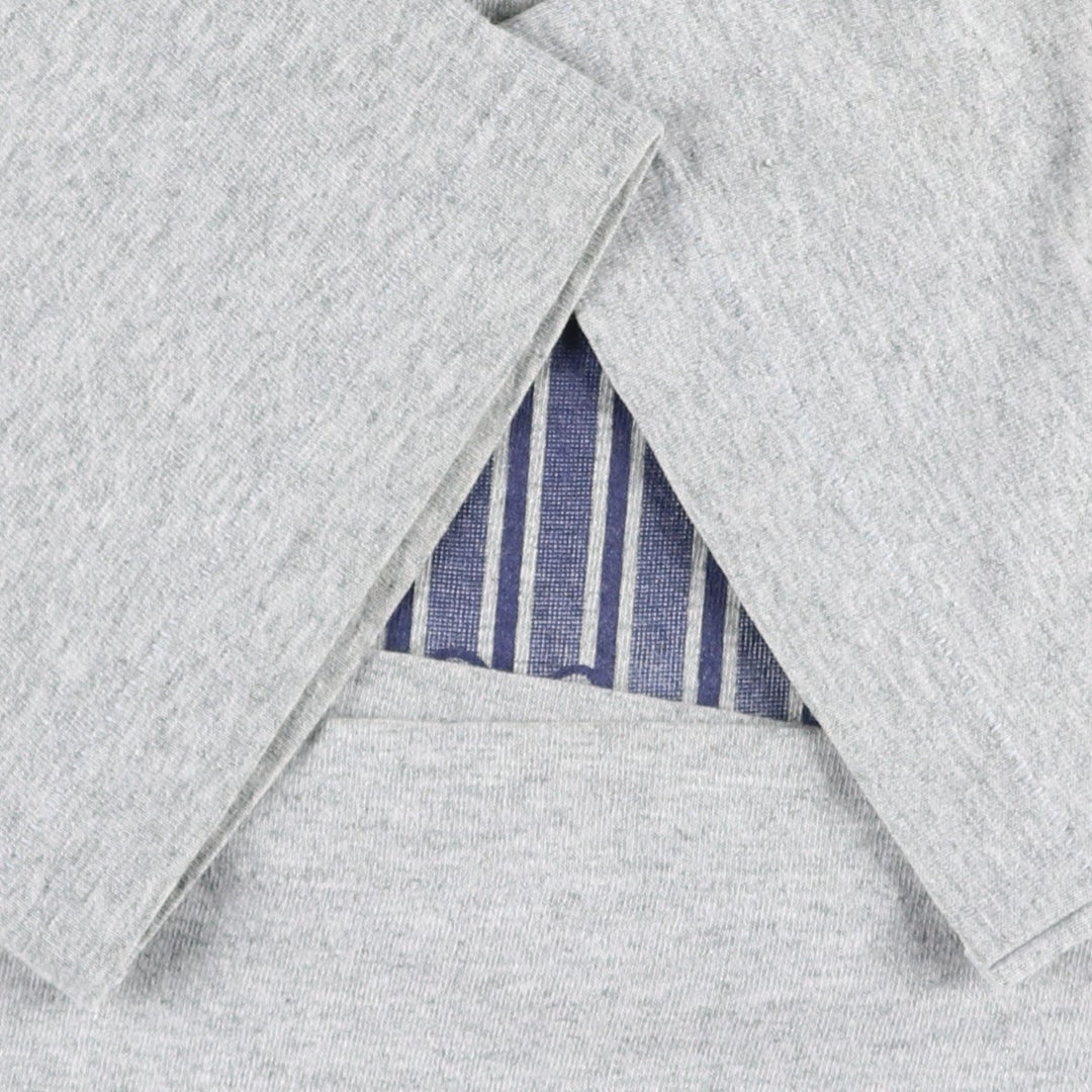 2000'S Fruit of the Loom College T-shirt, Made in Canada, Men's Size L (approx.) cotton gray type Vintage Second Hand