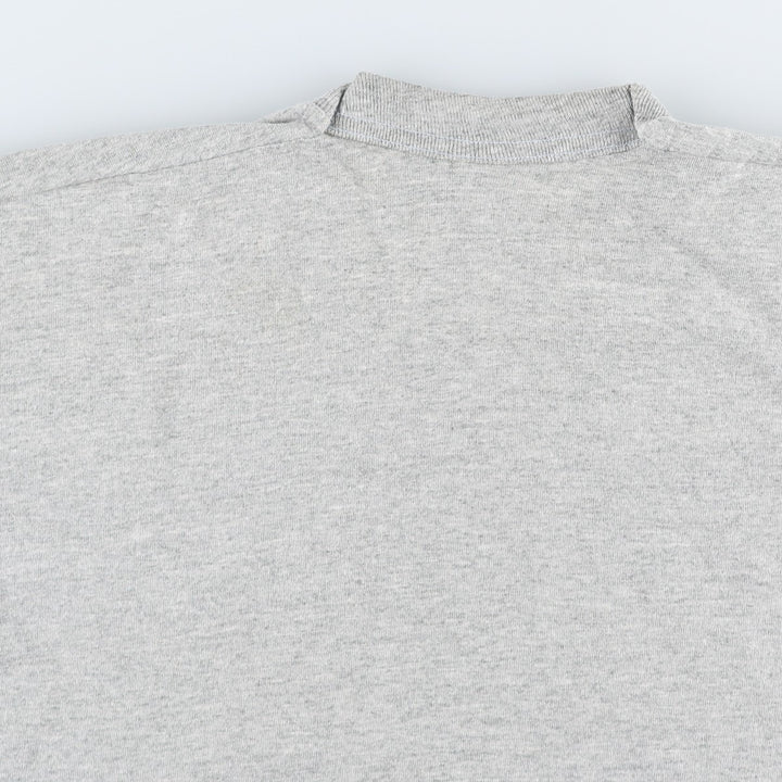 2000'S Fruit of the Loom College T-shirt, Made in Canada, Men's Size L (approx.) cotton gray type Vintage Second Hand