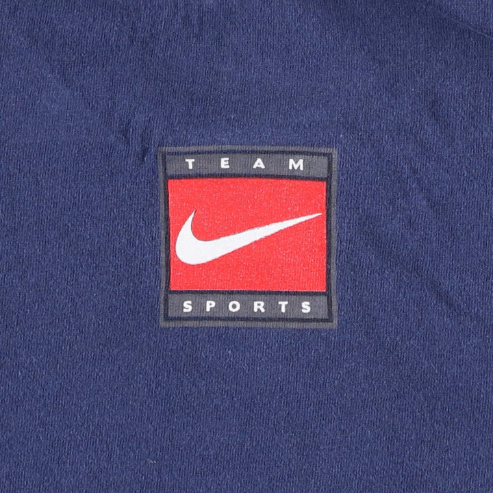 90'S Nike MICHIGAN University of Michigan College T-shirt, Made in USA, Men's XL equivalent, Vintage cotton navy blue type Vintage Second Hand