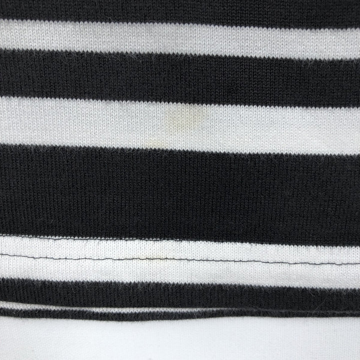 Brooks Brothers 346 Striped Pattern Long Sleeve Rugby Shirt, Men's Size L cotton black type Vintage Second Hand