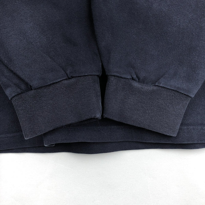 Ralph Lauren POLO by Ralph Lauren long sleeve rugby shirt, men's XL size cotton navy blue type Vintage Second Hand