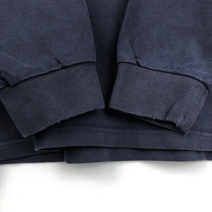 Ralph Lauren POLO by Ralph Lauren long sleeve rugby shirt, men's XL size cotton navy blue type Vintage Second Hand