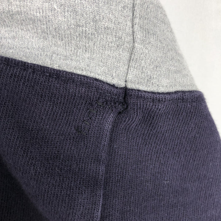 2000'S Ralph Lauren POLO JEANS COMPANY striped long-sleeved rugby shirt, men's size XL (approx.) cotton gray type Vintage Second Hand