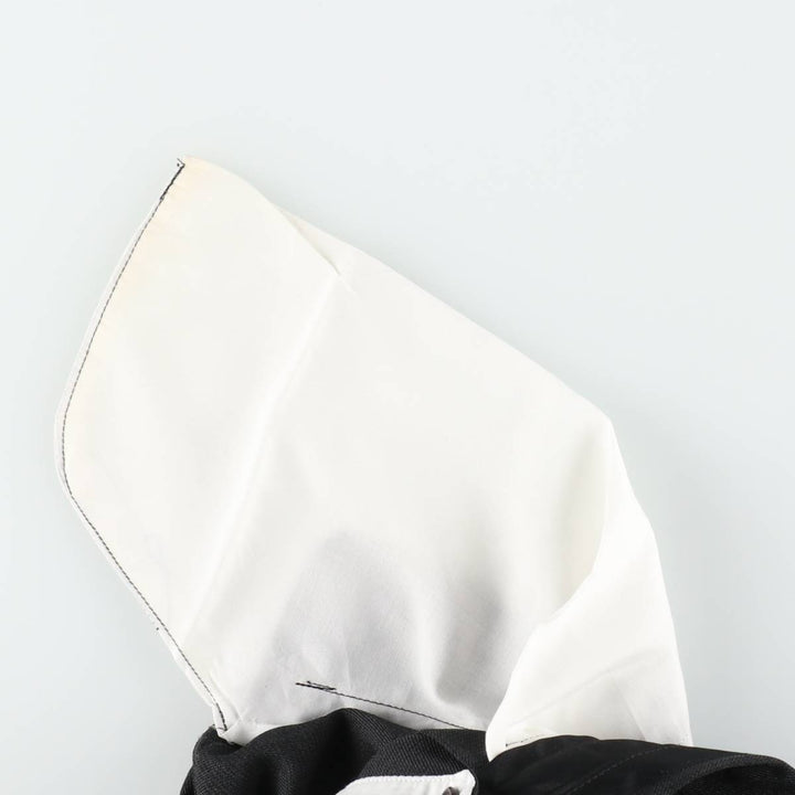 The First Collection Two-Pleat Slacks Pants Men's W34 (approx.) polyester black type Vintage Second Hand