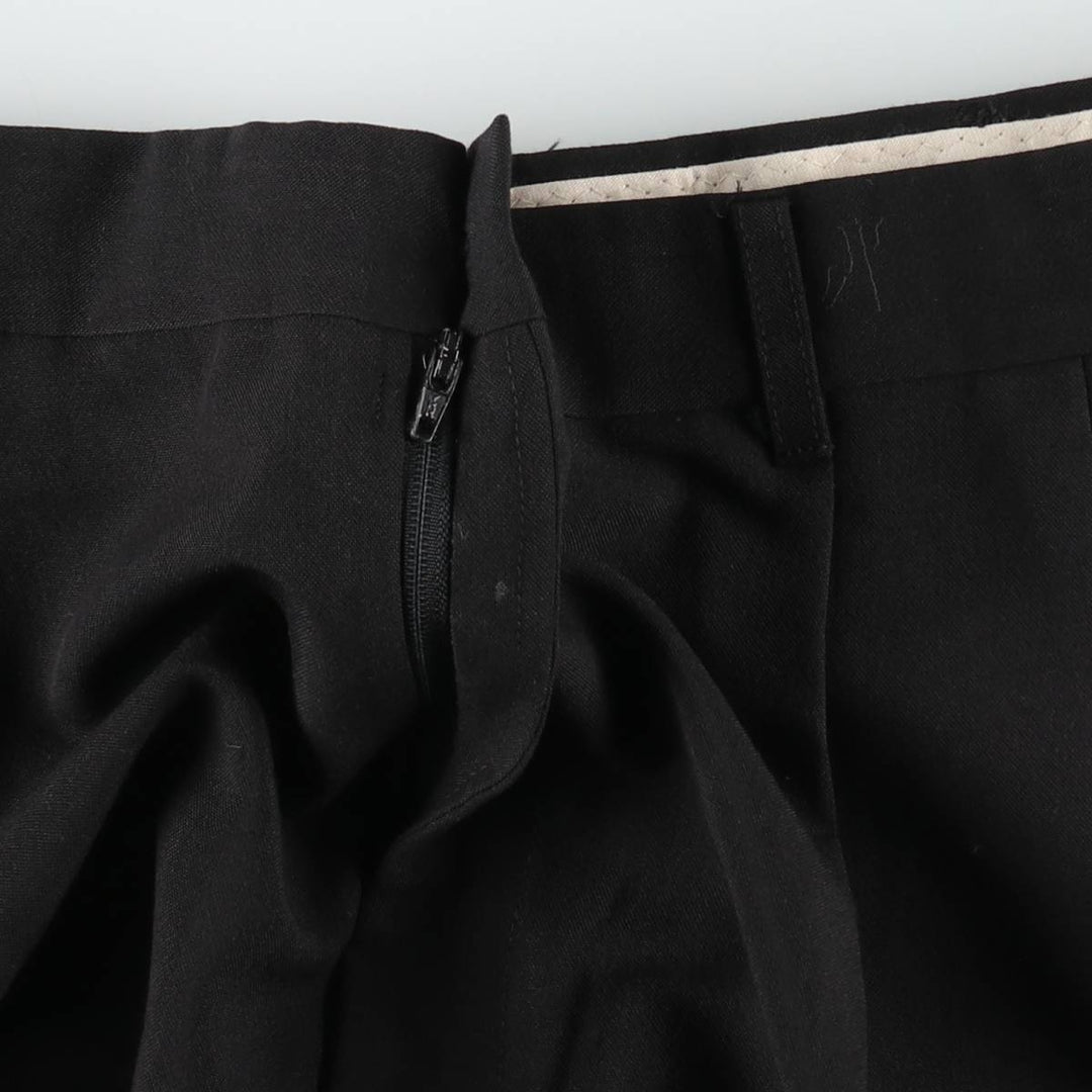 Haggar HAGGER Two-pleat Slacks, Made in USA, Men's, Size W34 polyester black type Vintage Second Hand