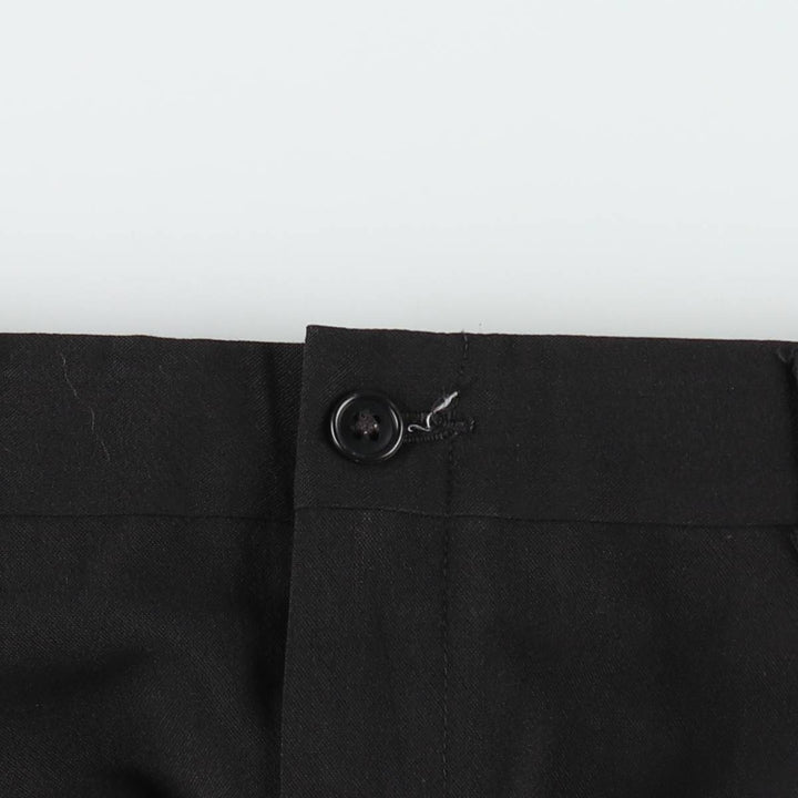 Haggar HAGGER Two-pleat Slacks, Made in USA, Men's, Size W34 polyester black type Vintage Second Hand