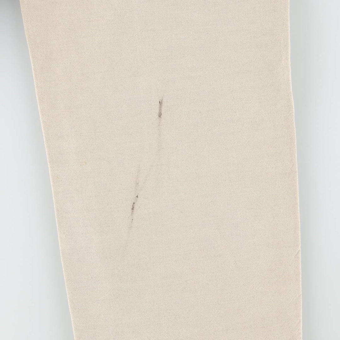 2000'S Banana Republic linen pants/slacks, men's size W36 (approx.) linen unbleached Vintage Second Hand