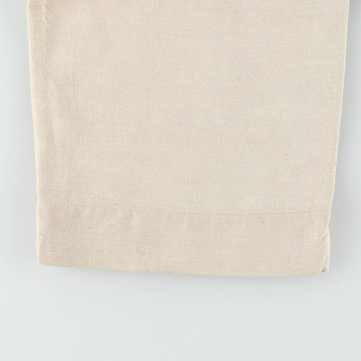 2000'S Banana Republic linen pants/slacks, men's size W36 (approx.) linen unbleached Vintage Second Hand