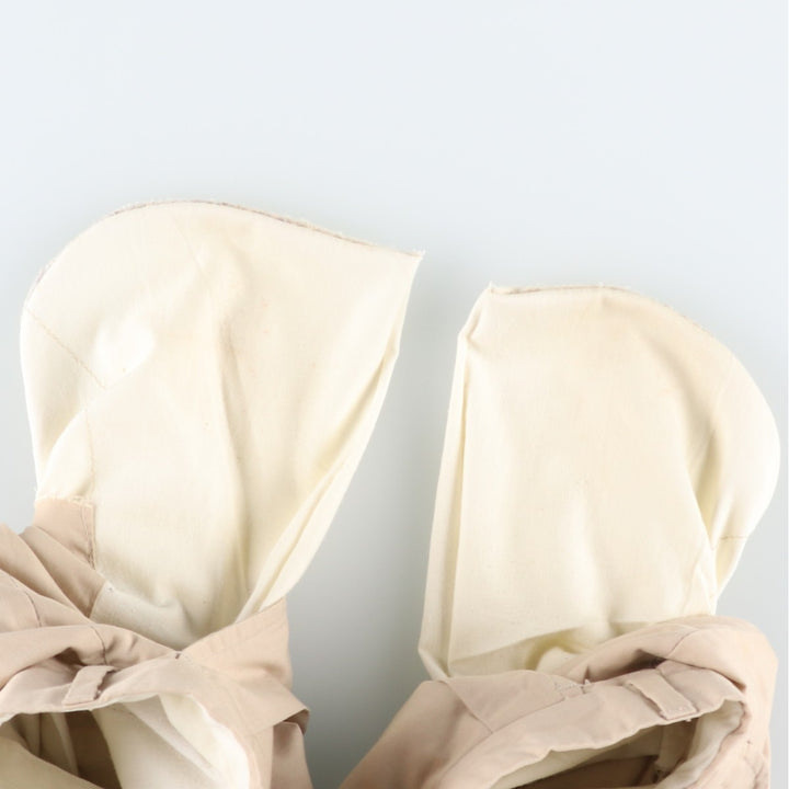 Vintage 80s-90'S LL Bean two-pleat cotton slacks, made in the USA, men's size W33 (approx.). cotton Beige type Vintage Second Hand