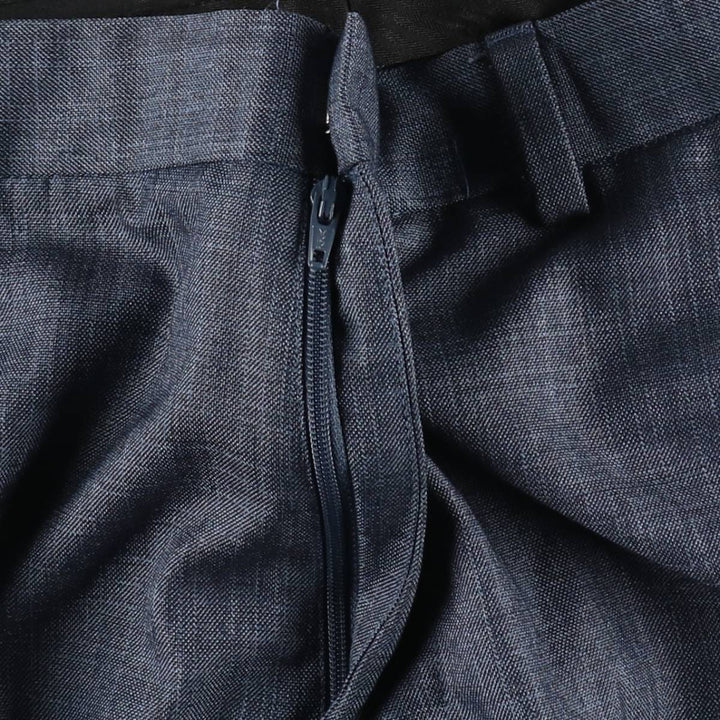00s~ Calvin Klein slacks for men, size W34 polyester Navy blue Vintage Second Hand