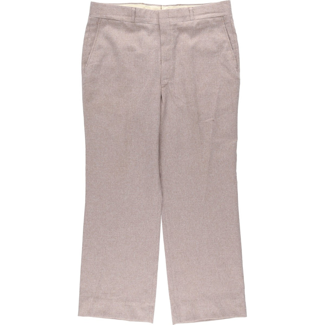 1970'S Sears ROEBUCKS Flare Pants, Men's Size W36 (approx.), Vintage polyester cheek Vintage Second Hand