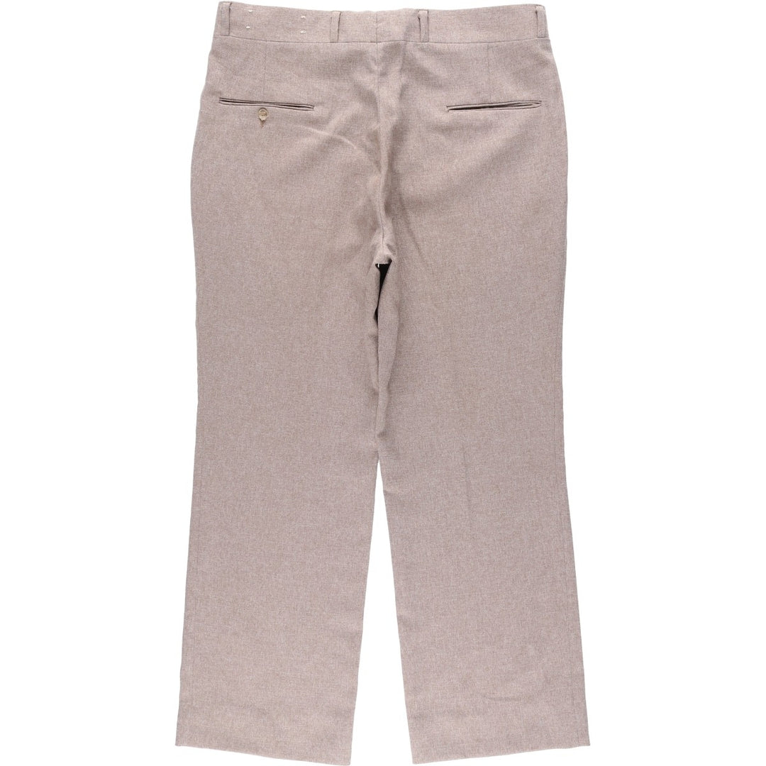 1970'S Sears ROEBUCKS Flare Pants, Men's Size W36 (approx.), Vintage polyester cheek Vintage Second Hand