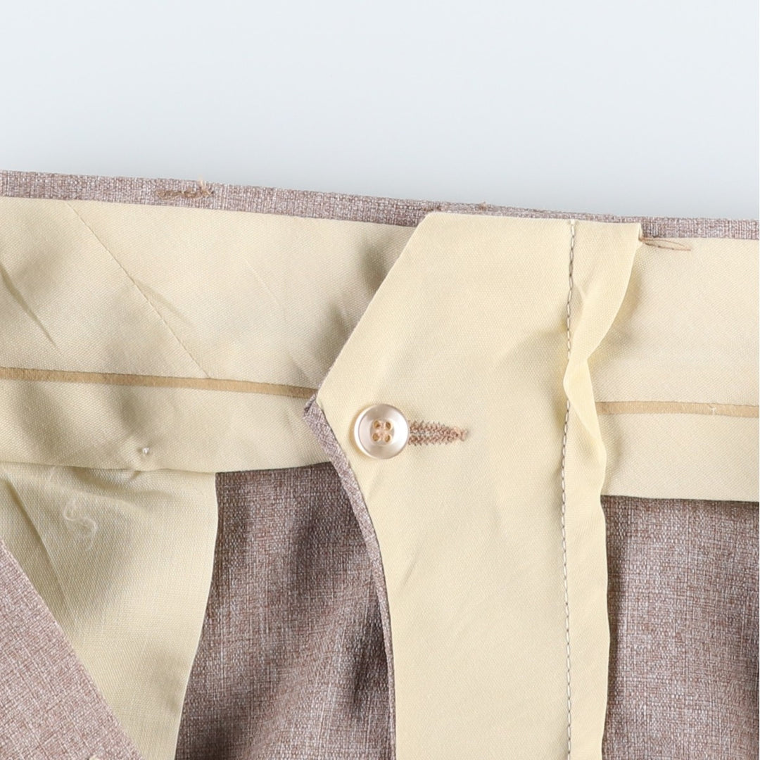 1970'S Sears ROEBUCKS Flare Pants, Men's Size W36 (approx.), Vintage polyester cheek Vintage Second Hand