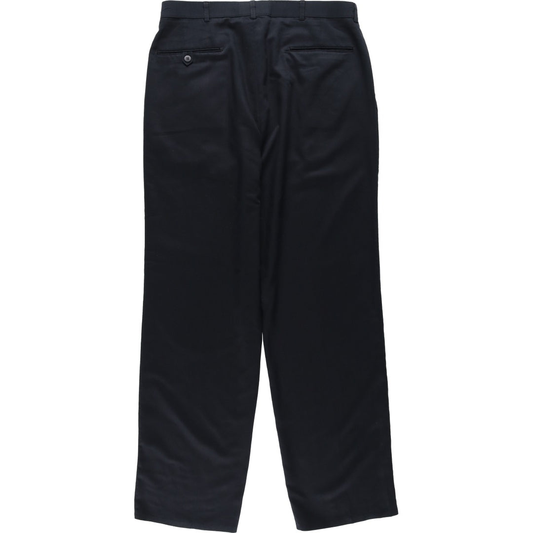 Haggar HAGGER Three-Tuck Slacks, Men's Size 34 polyester black type Vintage Second Hand