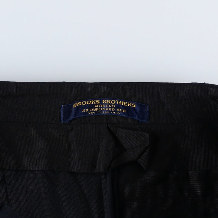 1980'S Brooks Brothers MAKERS slacks pants, men's size W35 (approx.), vintage. unclear navy blue type Vintage Second Hand