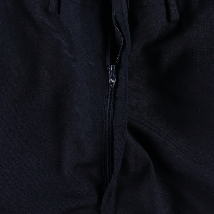 1980'S Brooks Brothers MAKERS slacks pants, men's size W35 (approx.), vintage. unclear navy blue type Vintage Second Hand