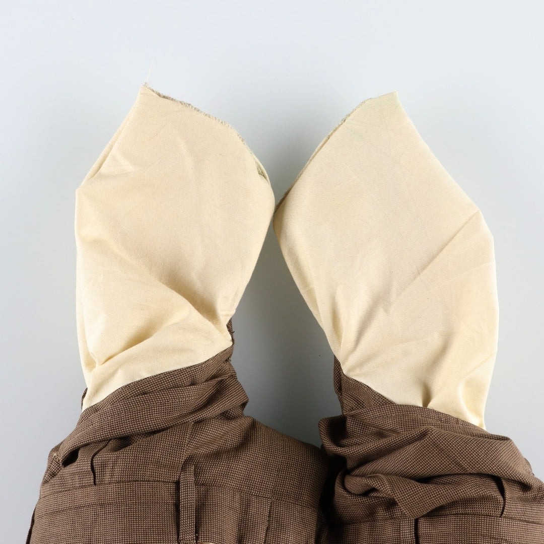 Ralph Lauren POLO by Ralph Lauren Two-pleat cotton slacks pants for men, size W32 cotton brown type Vintage Second Hand