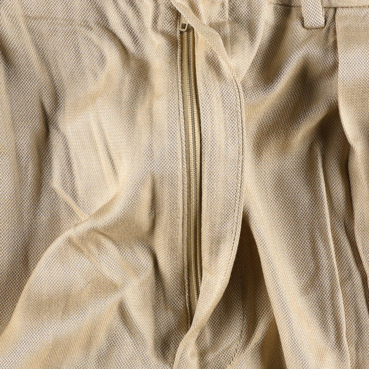 Ralph Lauren POLO GOLF two-pleat slacks, men's size W35 Rayon Beige type Vintage Second Hand