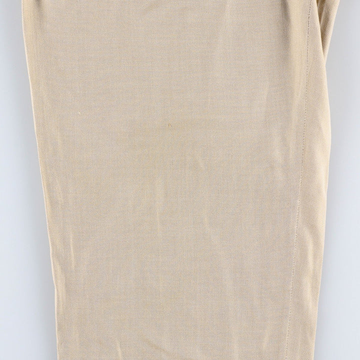 Ralph Lauren POLO GOLF two-pleat slacks, men's size W35 Rayon Beige type Vintage Second Hand