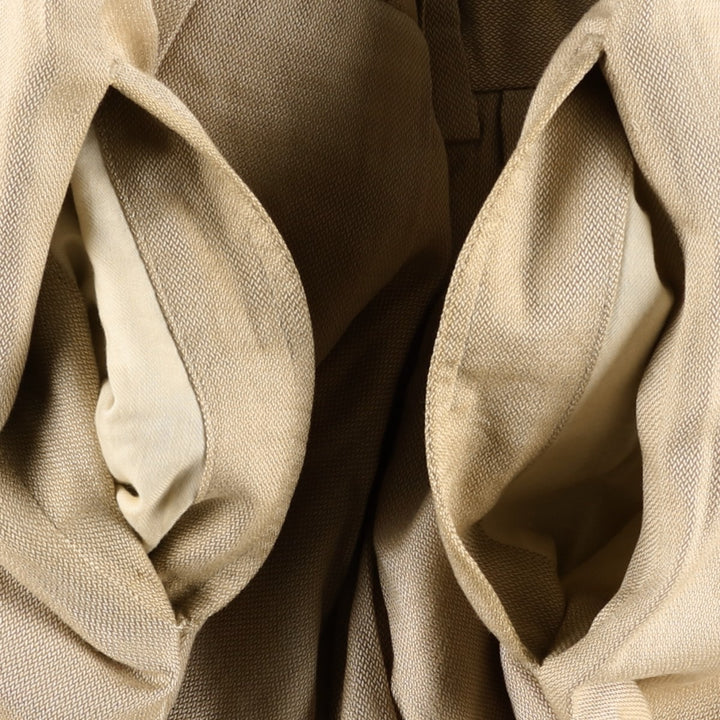 Ralph Lauren POLO GOLF two-pleat slacks, men's size W35 Rayon Beige type Vintage Second Hand