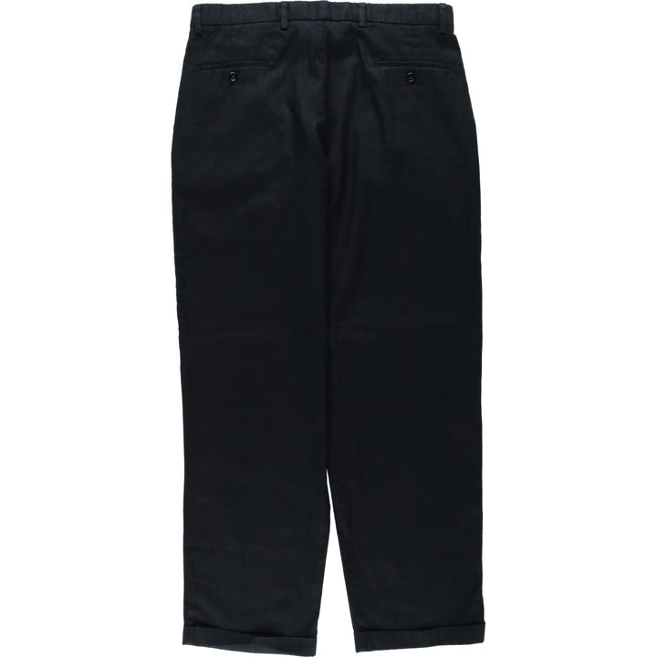 Dockers Recode Two-Pleated Linen Pants, Men's Size 35 linen black type Vintage Second Hand