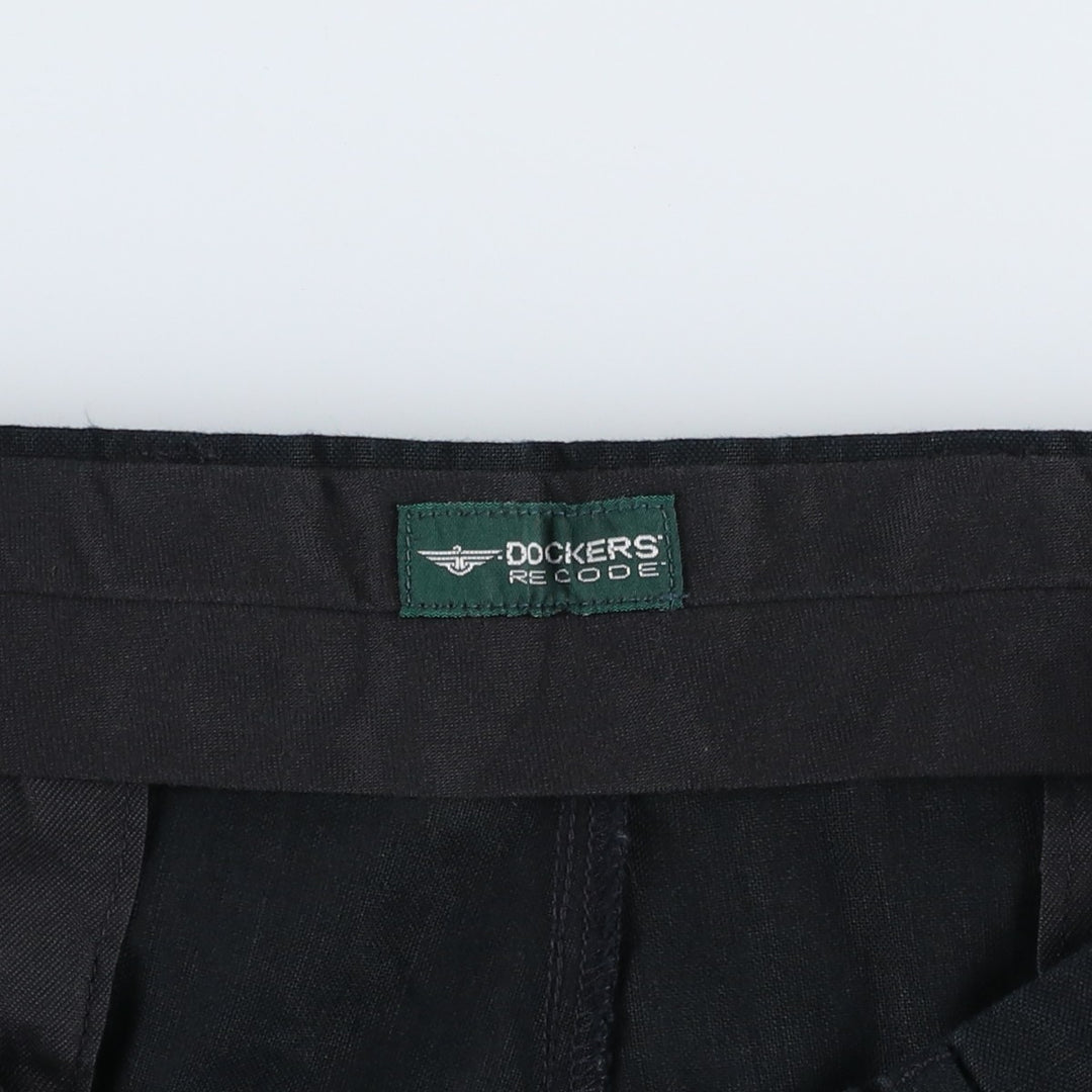 Dockers Recode Two-Pleated Linen Pants, Men's Size 35 linen black type Vintage Second Hand